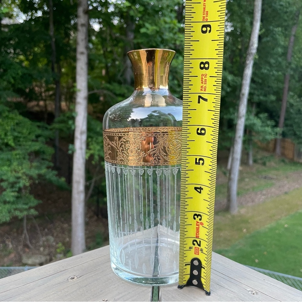 Culver Tyrol Mid-Century Modern 22K Gold Decanter - Picture 11 of 11